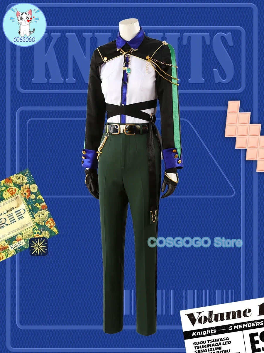 COSGOGO Customized Ensemble Stars Knights Trip Album Sakuma Ritsu/narukami Arashi/sena Izumi/tsukinaga Leo/suou Tsukasa Cosplay