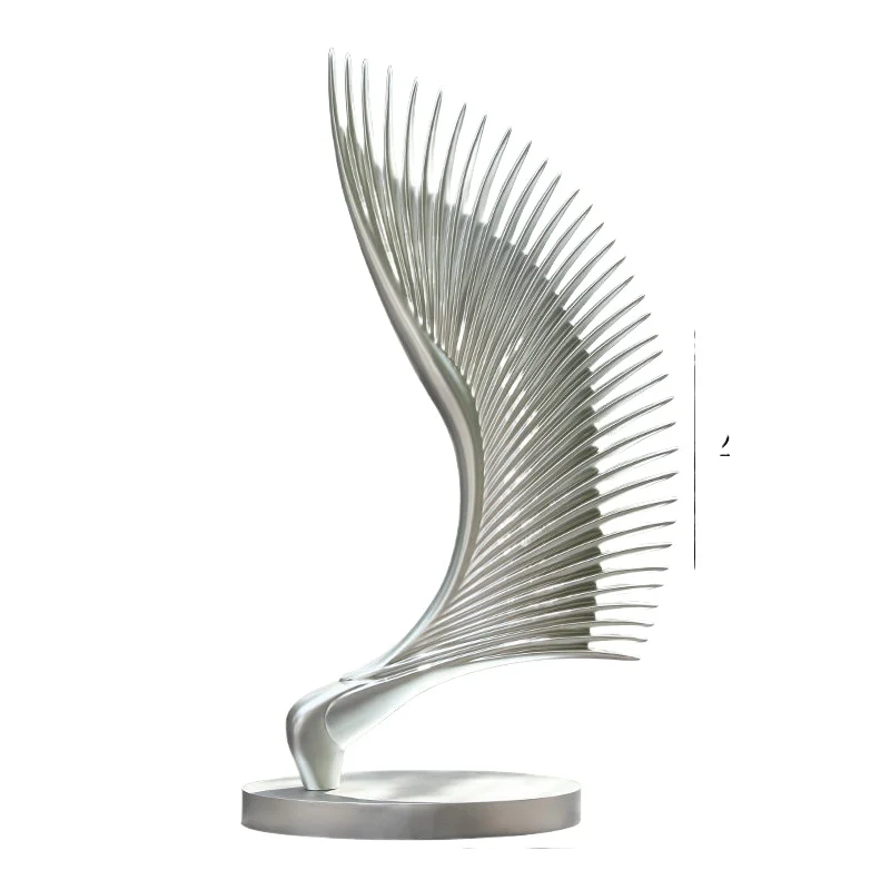 LMM1 modern large-scale abstract FRP ornament entrance art floor sculpture
