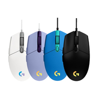 Logitech G102 Lightsync Wired Gaming Mouse Backlit Mechanica Side Button Glare Mouse Macro Laptop USB Home Office Logitech G102