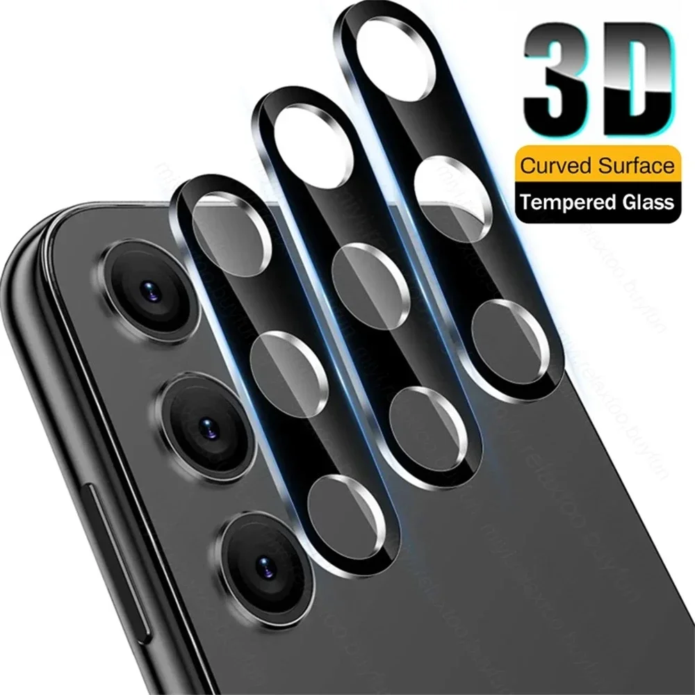 1-5 قطعة الزجاج المقسى حامي الكاميرا لسامسونج S25 الترا S24 FE S23 A15 A35 A55 A14 A24 A34 A54 A16 A17 A56 A36 عدسة الزجاج #1