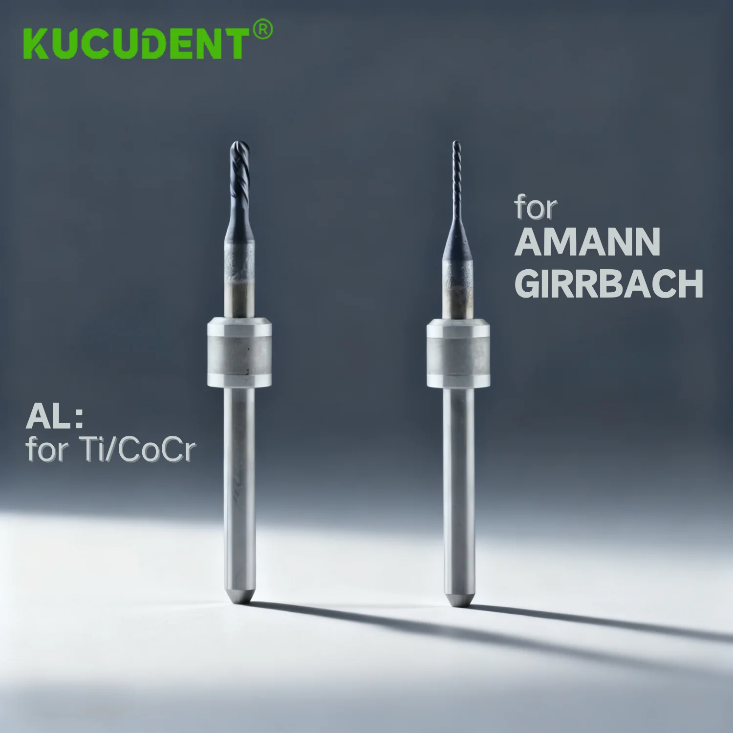

Dental Milling Burs for Amann Girrbach AL Coating for Ti/CoCr Drill Tools 1.0/2.0mm Head Diameter CAD CAM Lab Grinding Drills