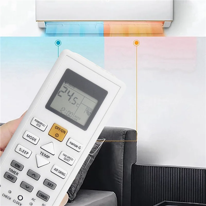 ABJF-2X Panasonic A75C18090 에어컨 리모컨용 A75C18090 AC 리모컨 교체