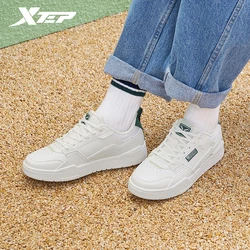 Xtep Unbounded Skateboarding Shoes For Women 2024 Spring Wear-Resistant Skate Shoes Durability Shock Sneakers 976118310018