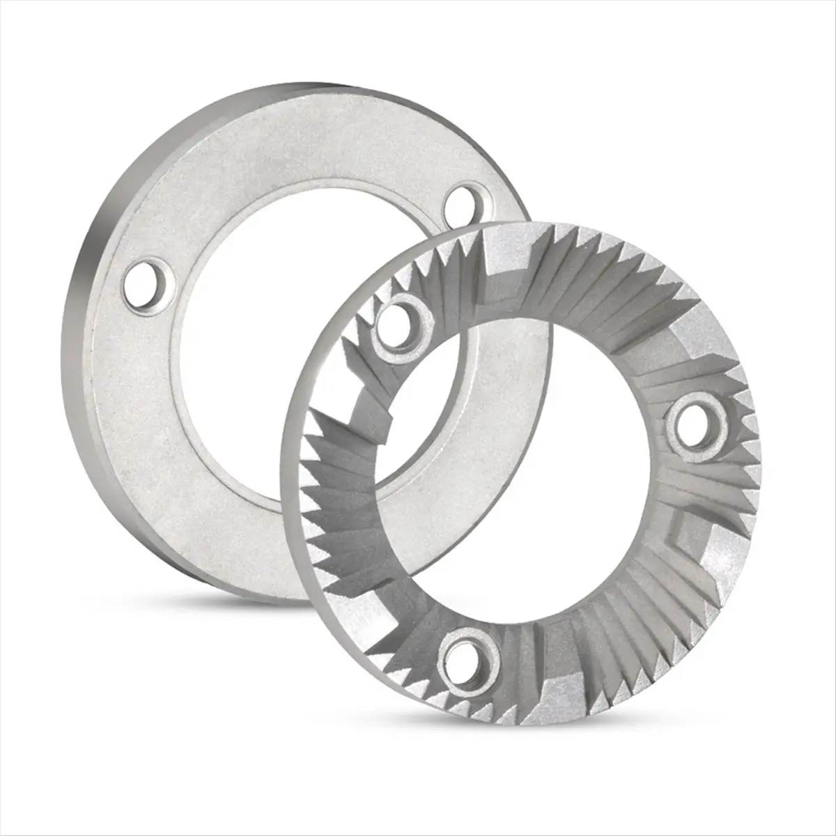 AT16 Pack of 2 Grinder Burrs Grinder Disc Grinder Accessories 40MM Cutter Disc Metal Texture for Bean