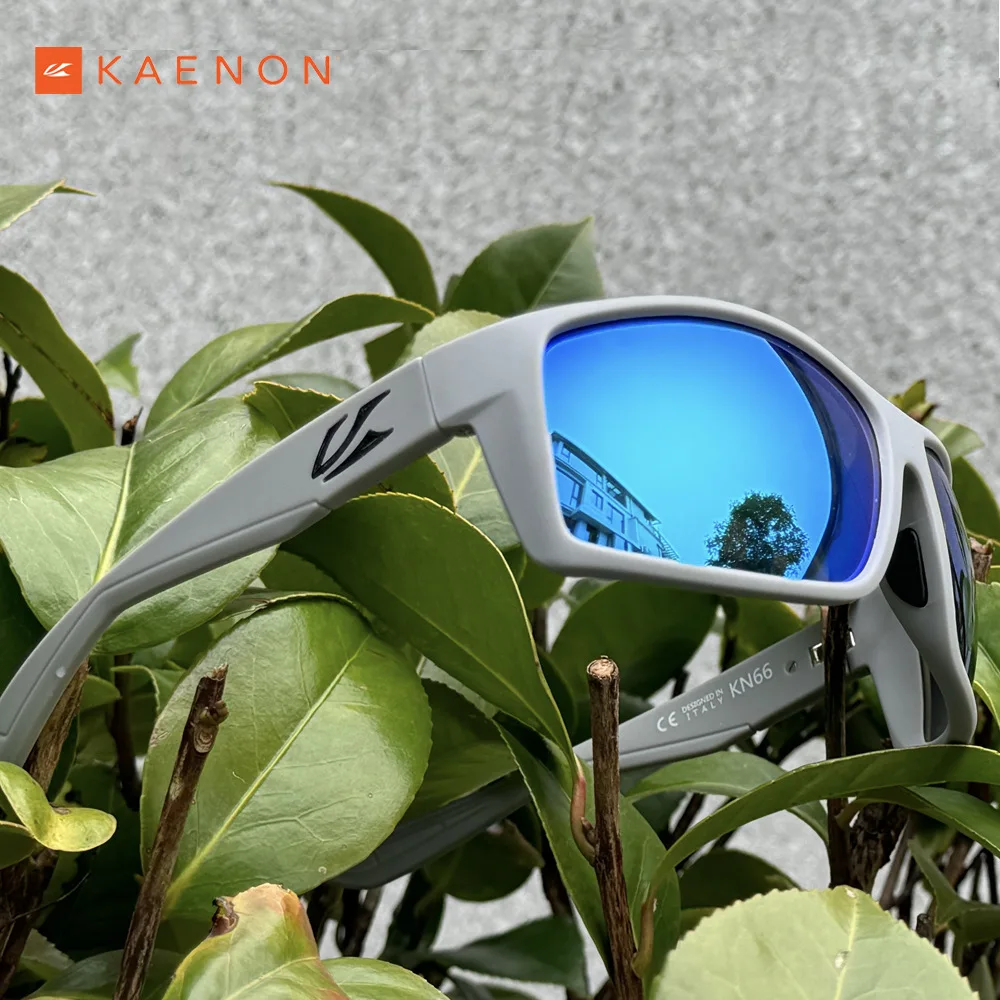 Kaenon 2024 New TR90 Polarized Sunglasses Men Outdoor Sports Fishing Colorful Sun Glasses Metal Hinge Driving Goggles Eyewear