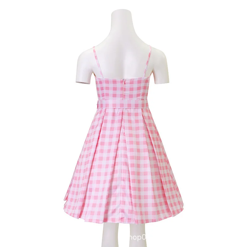 Frauen rosa Kleider Babi Kenny Cos Kleid Kenny Strand kleid Cosplay Kostüm Film Charakter Prinzessin Dressing mit Accessoire