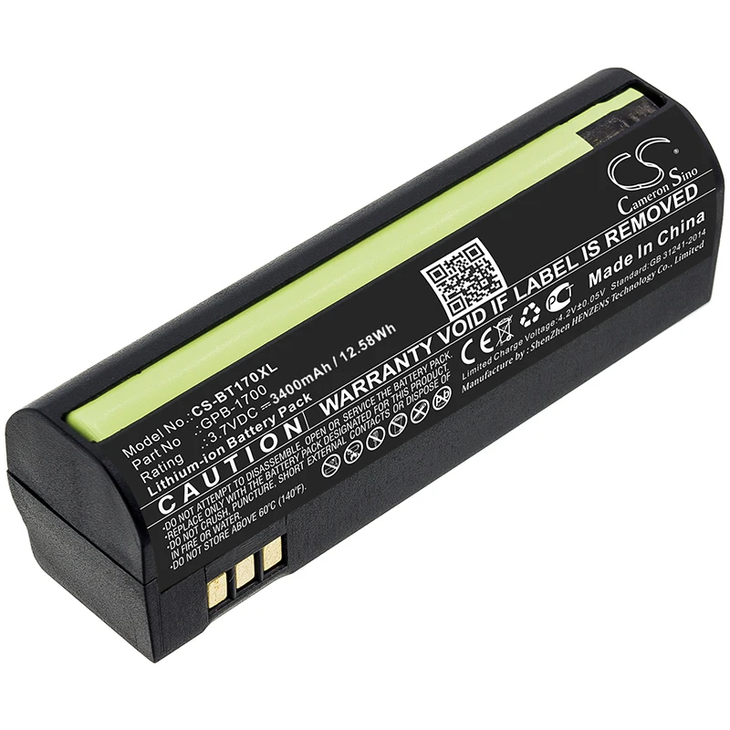 

Li-ion Satellite Phone Battery for Globalstar, 3.7V, 3400mAh, Compatible Models: GSP-1700