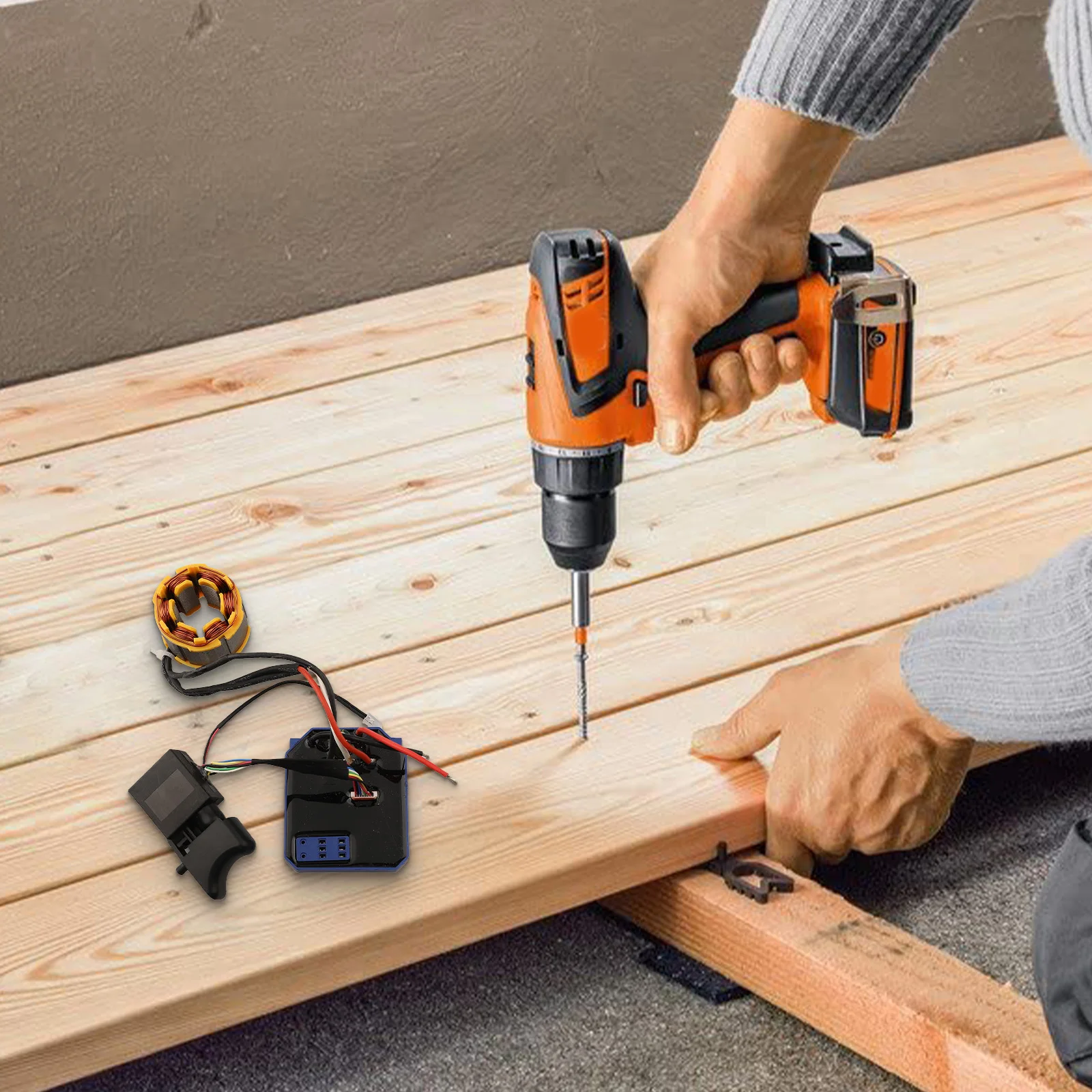 

Craftsmanship in Motion The 3820 Lithium Electric Drill Brushless Motor Assembly With Intelligent Control Board