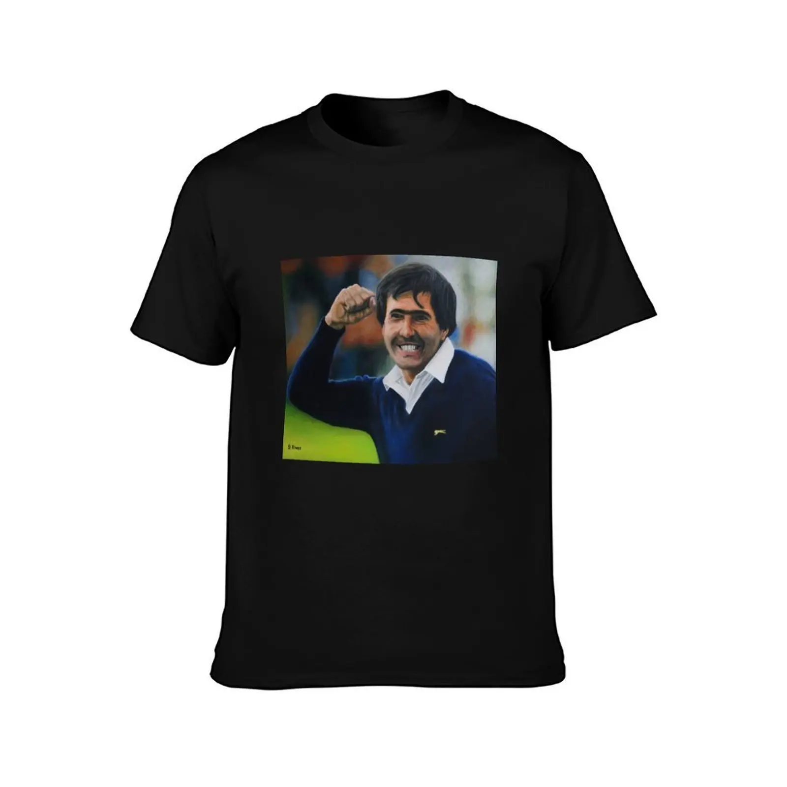 Seve Ballesteros Oil on Canvas T-Shirt Casual Loose Daily Wear T-Shirt