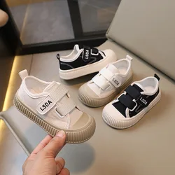 Children Shoes 2024 New Boys Korean Style Soft Soled Canvas Shoes Fashion Breathable Kids Casual Shoes for Girls Tenis Infantil