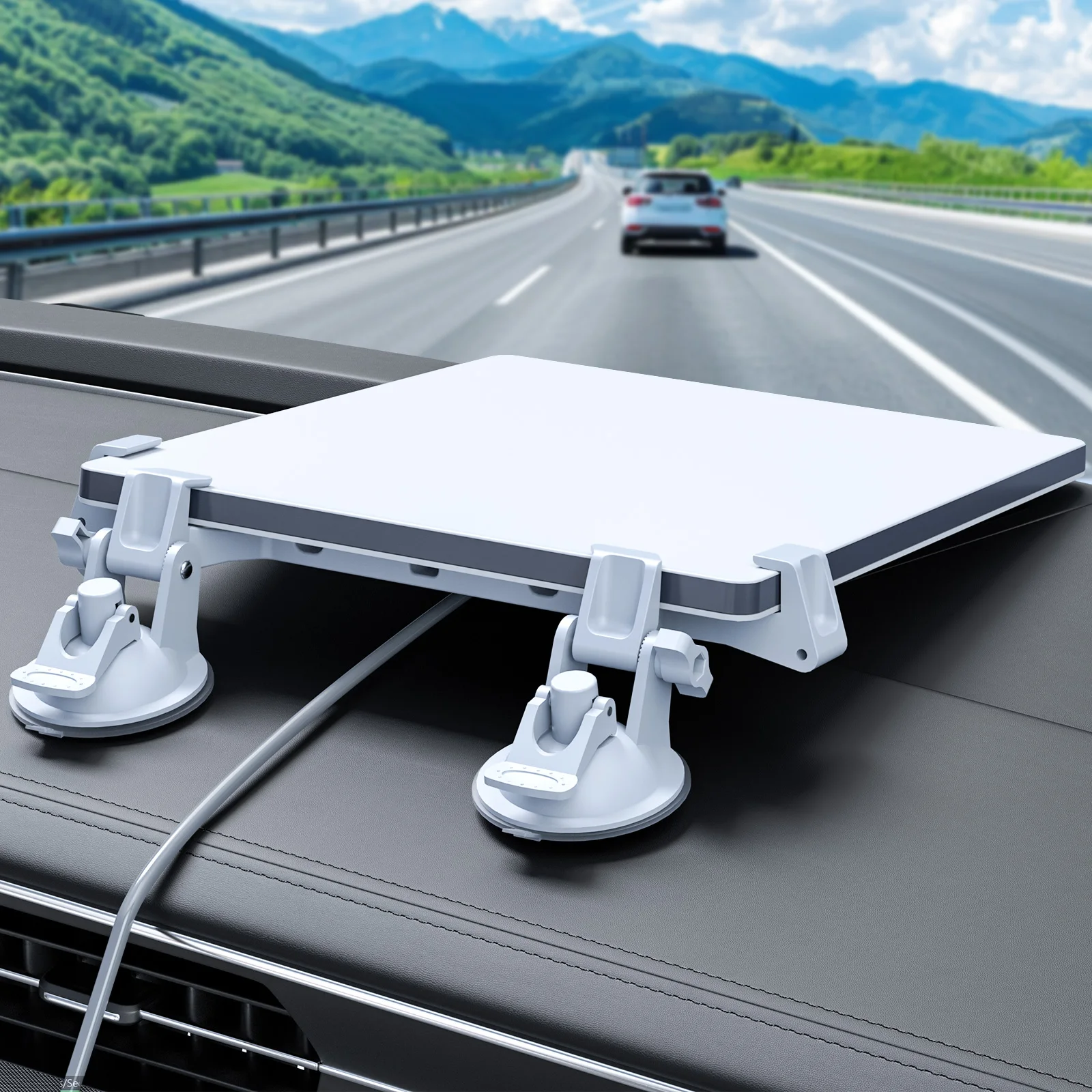 One Bracket 2 Suction Cups For Starlink Mini Sunroof Suction Cup Car Mount Bracket Navigation For Starlink Mini Mounting Kit