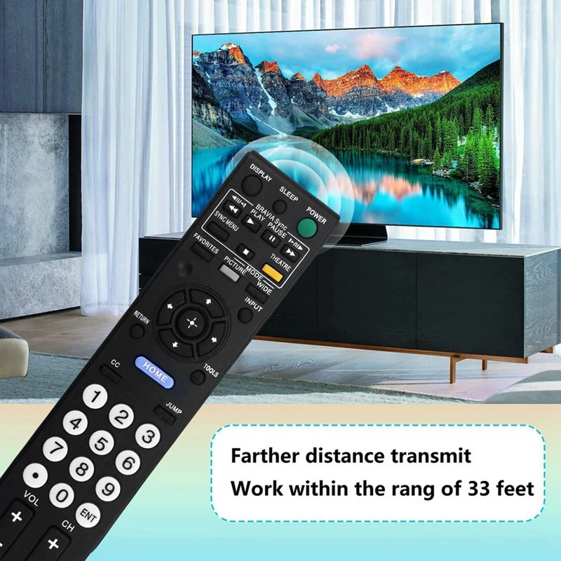 Replace RM-YD025 Remote Control For Sony Bravia TV KDL 32L4000 37L4000 KDL-19M4000 KDL-19M4000/B KDL-22L4000 Easy To Use