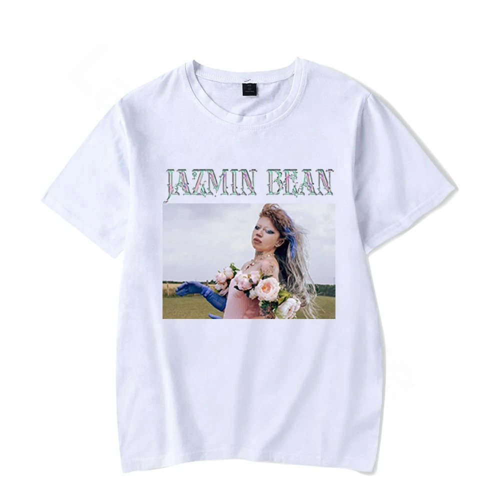 Jazmin Bean Traumatic Livelihood World Tour 2024 T-shirt Hip-hop Short Sleeve Fashion Crewneck Vintage Top Tee Casual Tee Shirt