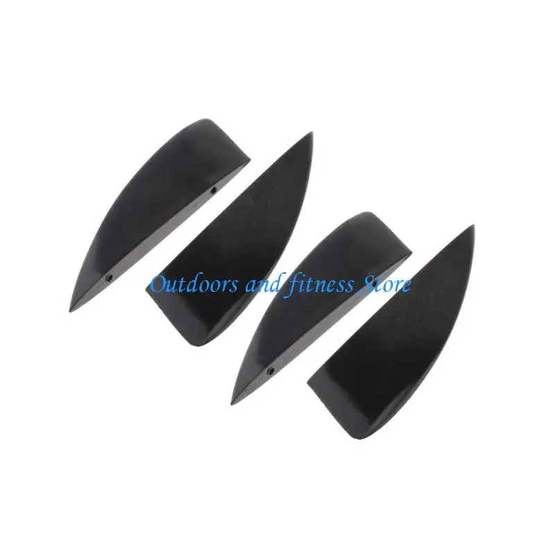

H053 4Pcs Kitesurfing Fin Detachable Fin Surfing Fins for Kiteboard Paddle Kite Board Fins Surfboard Tail Rudder Kayak Fins