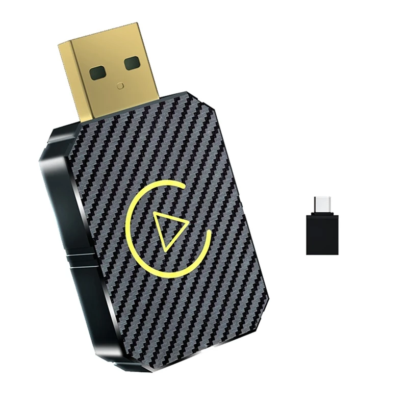 新しいワイヤレス CarPlay Android 自動アダプター有線からワイヤレス 2 in 1 車 Ai ボックス、プラグ アンド プレイ用-ABFB