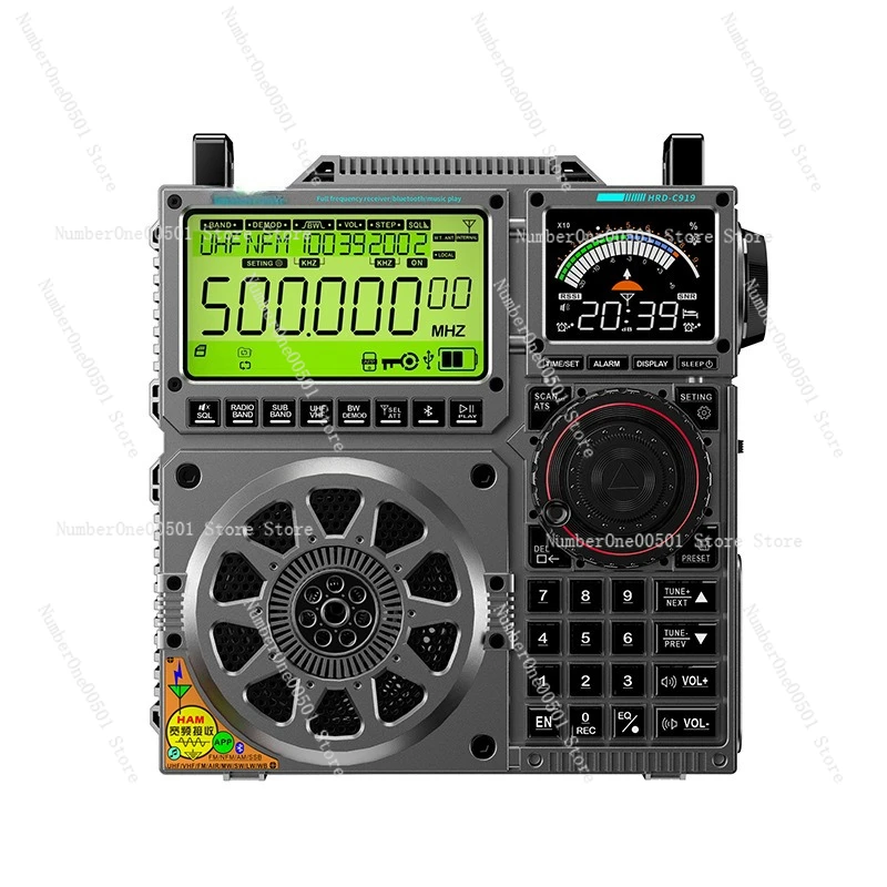 C919 Wide Band Radio Bluetooth TF Card AUX in Player Recording APP Remote Control Multi Function