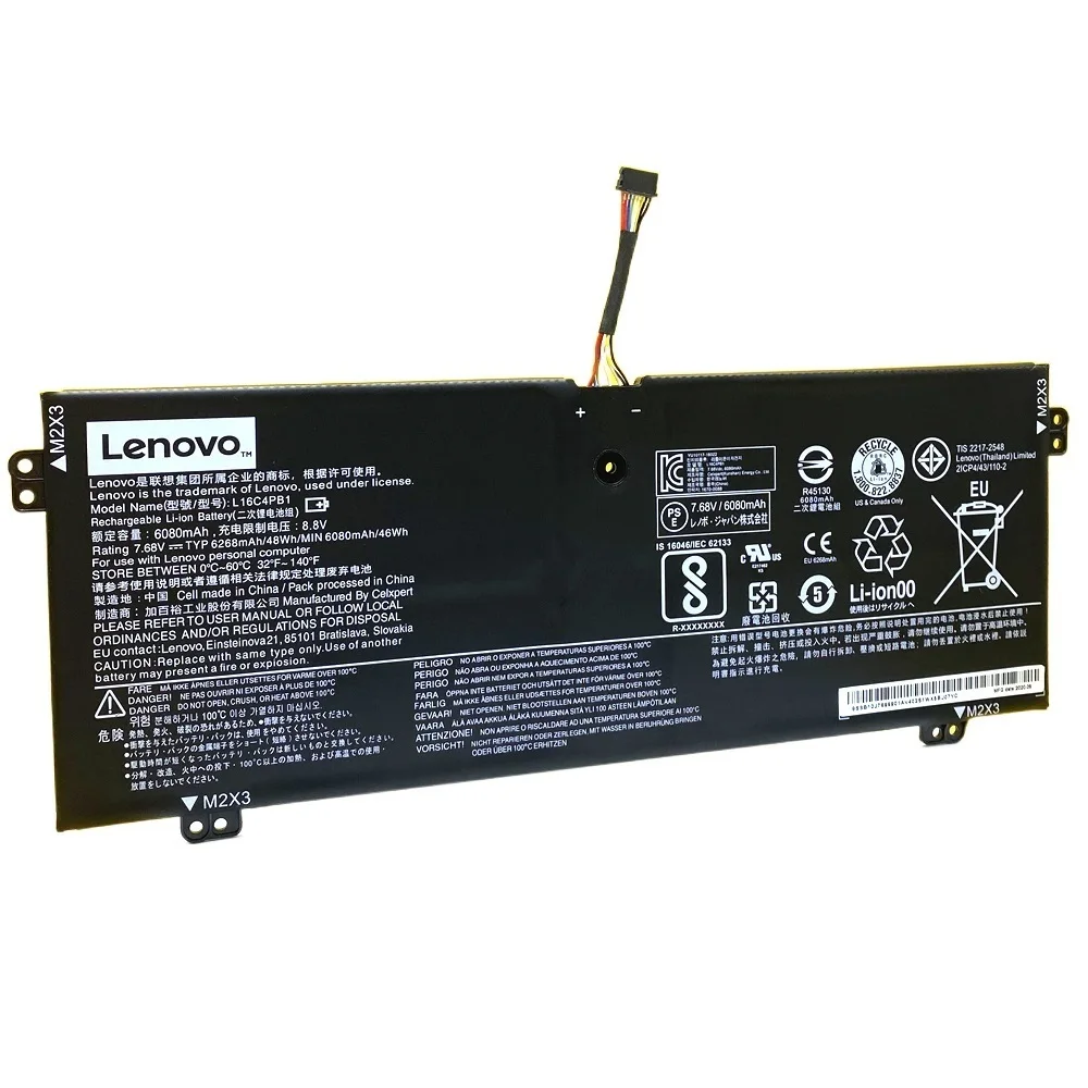 

New NEW Original For Lenovo Yoga 720-13IKB-80X60050GE 730-13IKB-81C 81CT007YGE L16L4PB1 L16C4PB1 L16M4PB1 Laptop Battery