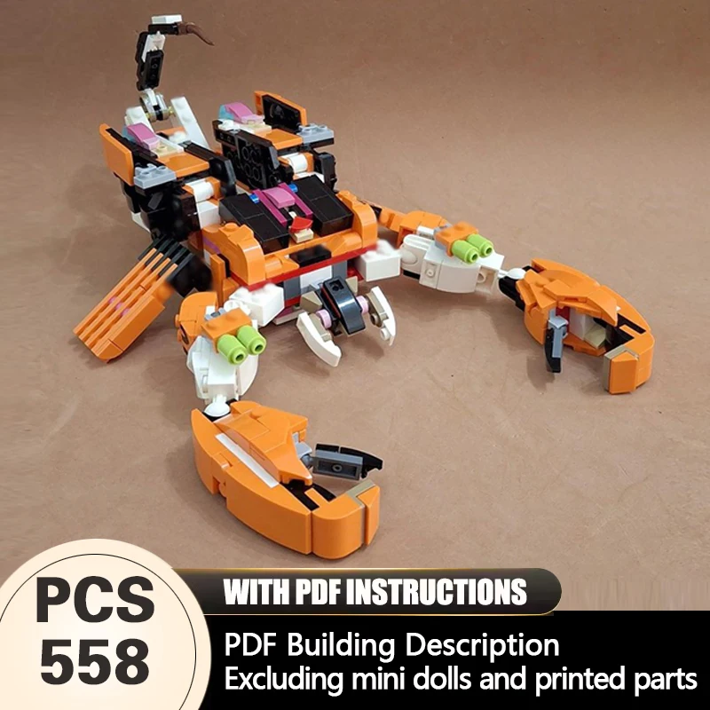 

Creators Animal Series Model MOC Building Bricks Scorponok Modular Technology Gifts Holiday Assemble Children Toys Suit