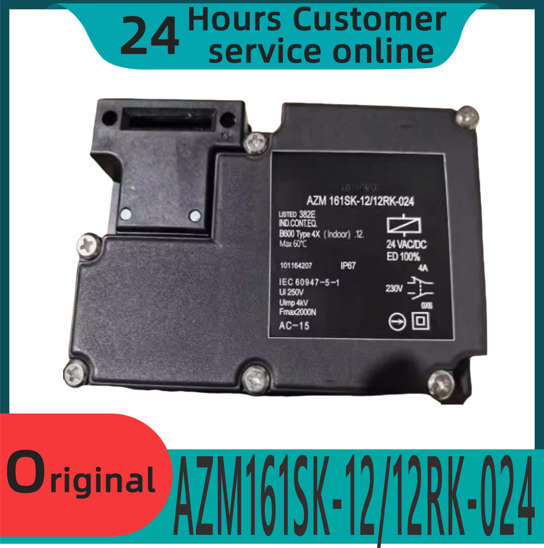 

Совершенно новый оригинальный предохранительный переключатель AZM161SK-12/12RKA-024