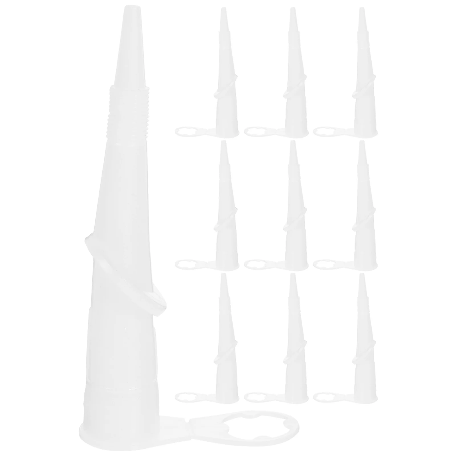 Puntas de lechada flexibles con diseño multiángulo para kit de herramientas de calafateo, sellador de precisión, trabajo en espacios apretados, profesional, 10 Uds.