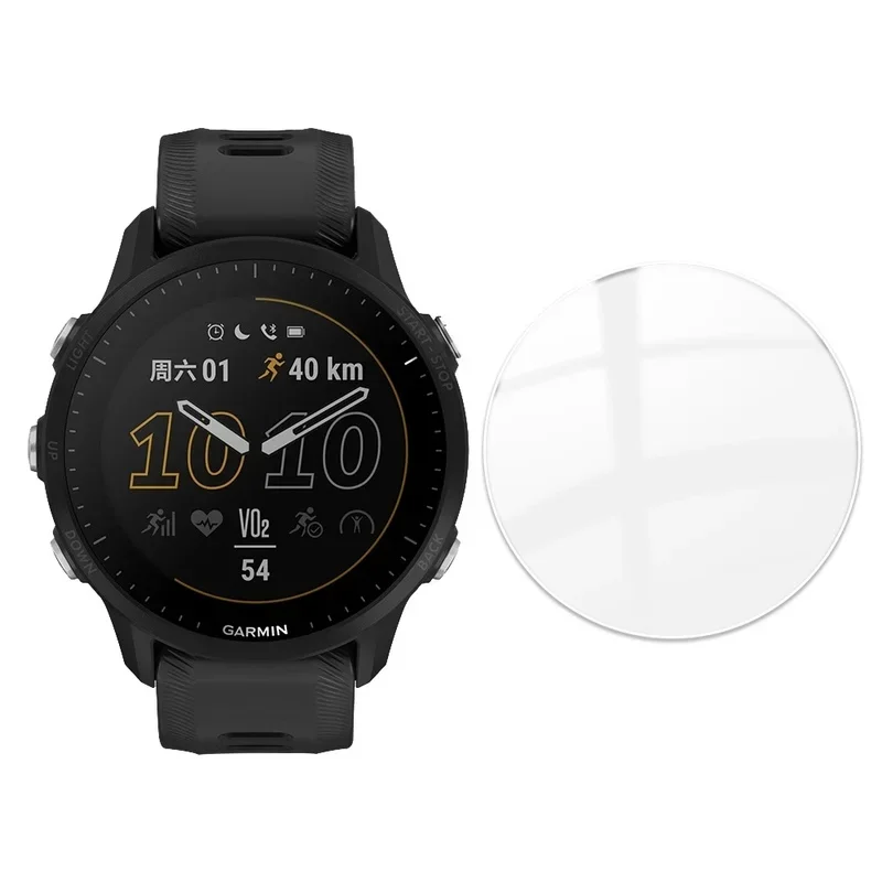 Vidro temperado para garmin forerunner 955 255 255s música relógio inteligente protetor de tela à prova de explosão película protetora acessórios