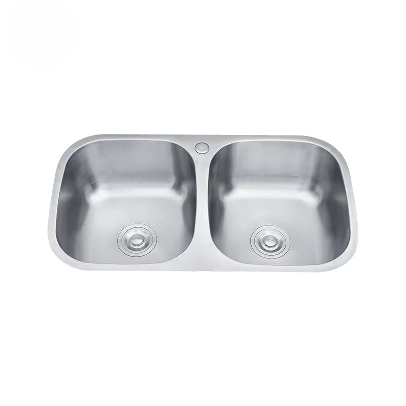 Modern Double Hole Stainless Steel Outdoor/Indoor Smart Kitchen Sink