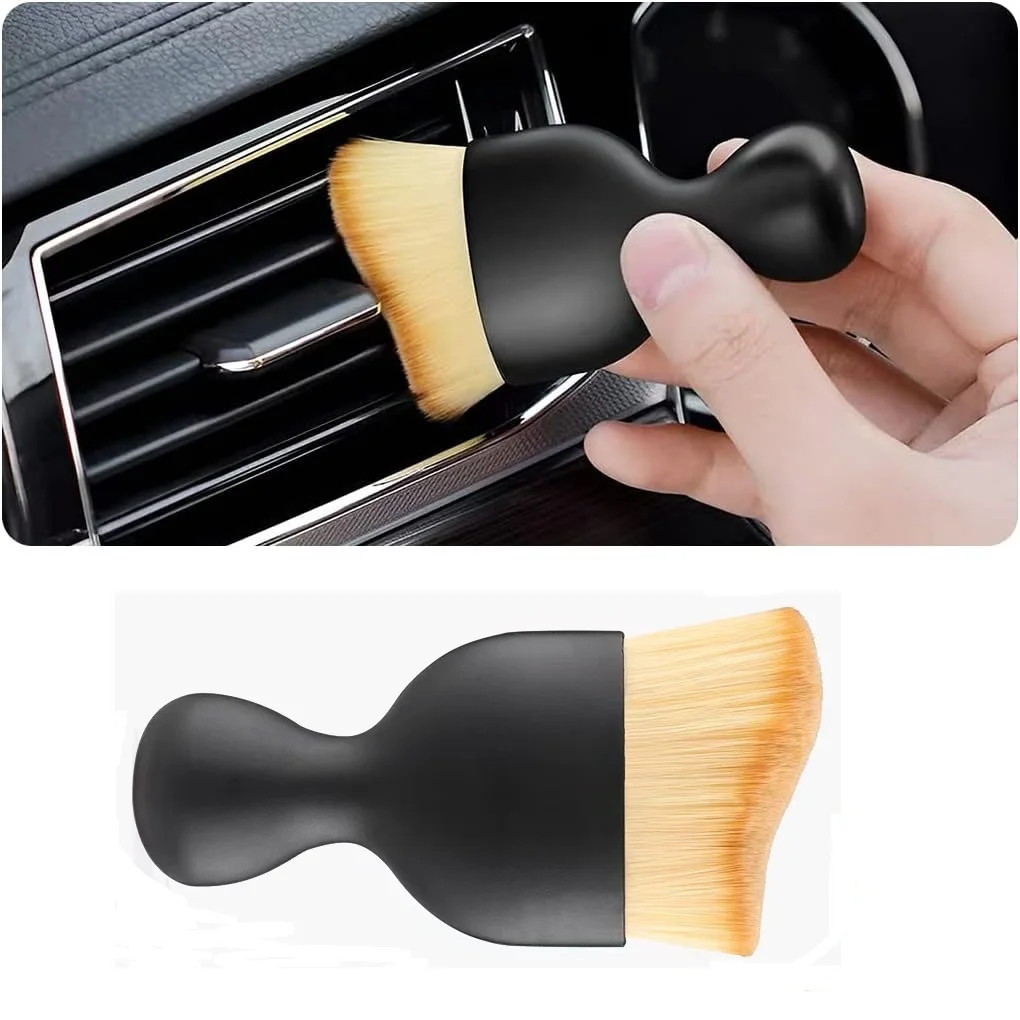 Car Vent Cleaning Soft Brush Car Interior Cleaning Tool Artifical Car Brush Car Crevice Dusting Car Detailing