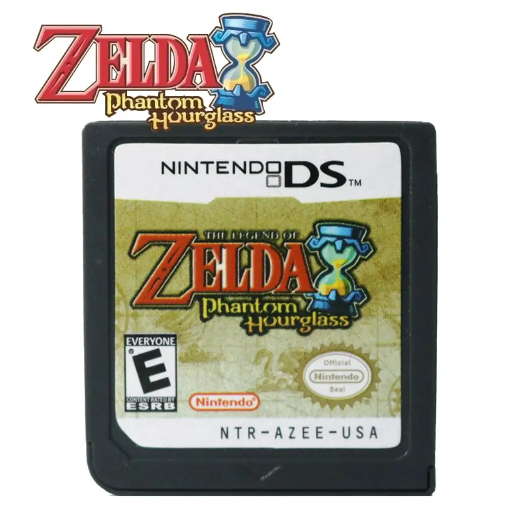 Zelda DS kartridż z grą karty Zelda Series Phantom kaset klepsydry gra wideo karta konsoli dla NDS NDSI NDSL wersja USA