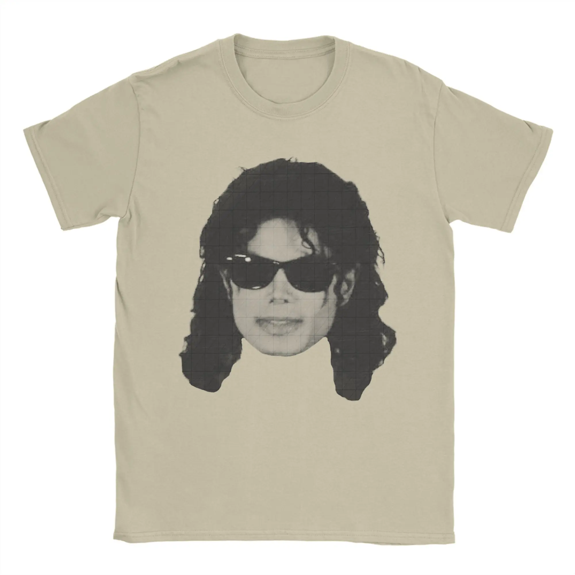 Men T-Shirts Michaels Jacksons Floating Head Casual Pure Cotton Tees Short Sleeve  T Shirts O Neck Clothing Original