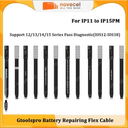 Gtoolspro Battery Diagnostics Flex Cable 100% Health Repair Support iOS 18 System for iPhone 12 13 14 15 Pro Max No Need Flash