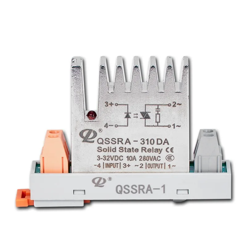 PCB Wide Voltage Small Guide Rail Solid State Relay 24V DC Control AC Optocoupler Isolation Module 5A/15A