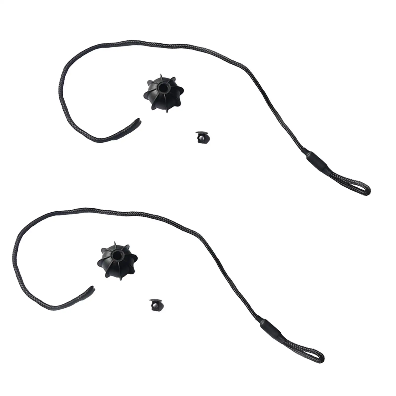 2 Pieces Rear Parcel Shelf Strings Hatchback Trunk Cover Straps Trunk Movable Partition Lanyard