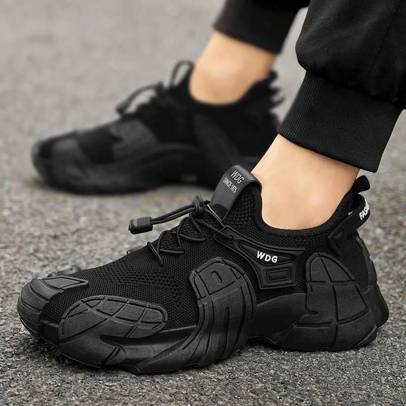 Summer Men Barefoot Sock Shoes Man Daily Breathable Casual Walking Shoes Fashion Running Sneakers Comfy Platform Tenis Shoes