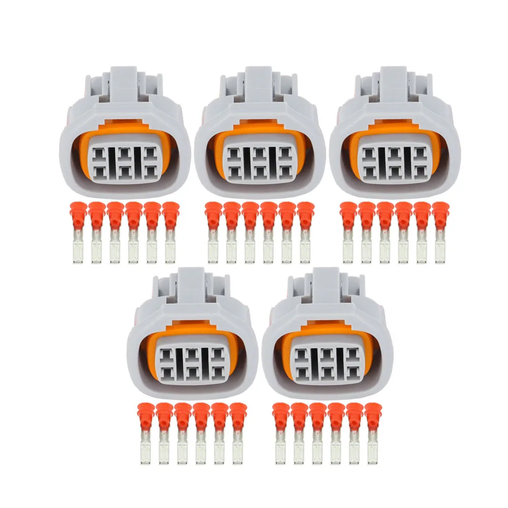 5 Sets accelerator pedal connector  igniter accelerator plug DJ70610-2.3-21 6P