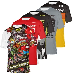 MOTO Shirt Mountain MTB Short sleeve Shirt mx Motorcycle Downhill off-road Motocross Sportwear t shirt