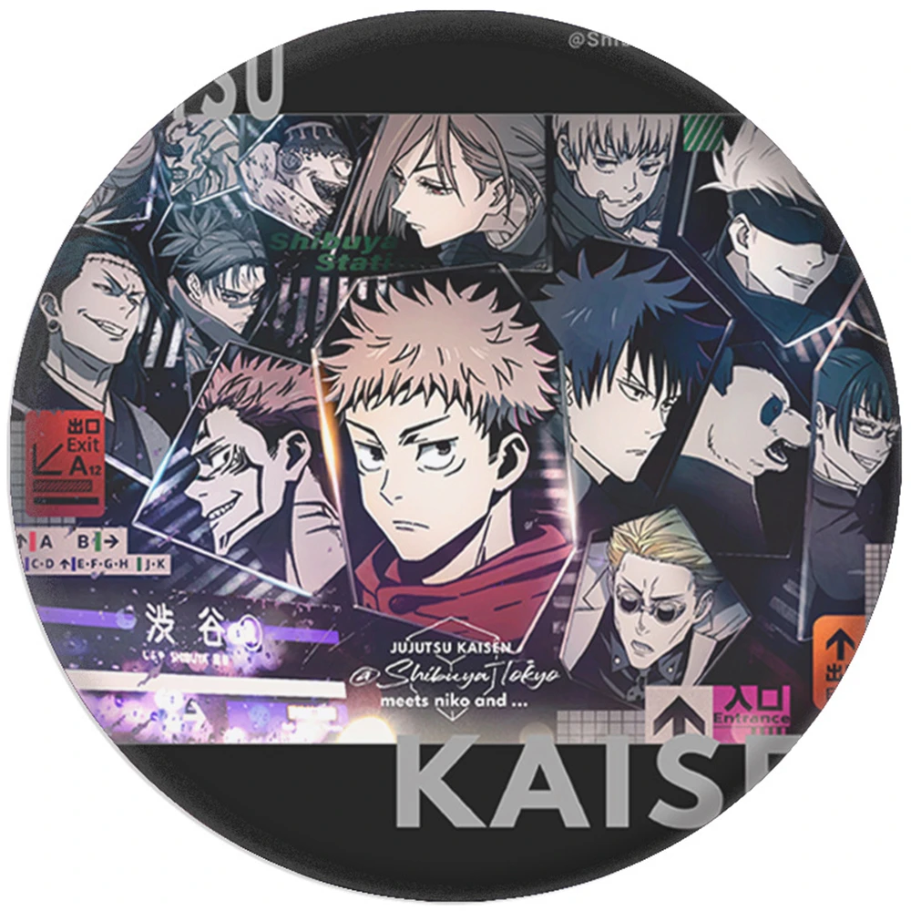 Anime Jujutsu Kaisen Itadori Yuji Rimuru Ryomen Sukuna przebranie na karnawał odznaka Pin SPTE blaszana broszka akcesoria rekwizyt prezent