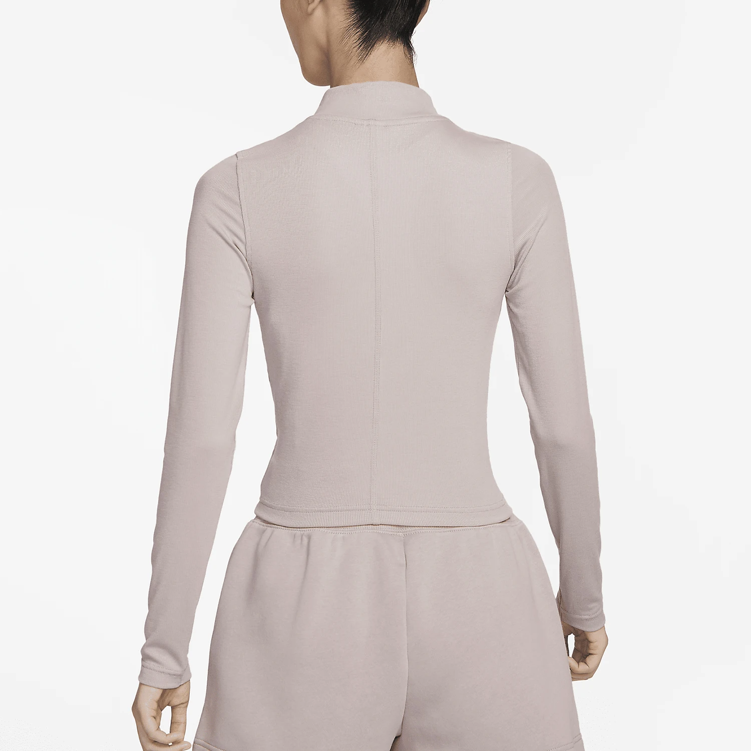 Nike genuine comfortable women's semi high neck slim fit sports training long sleeved T-shirt DV7881-272