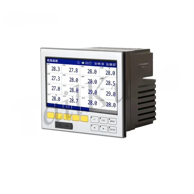 MIK-R6100A wide-screen paperless recorder current voltage temperature pressure curve data 1-16 channels