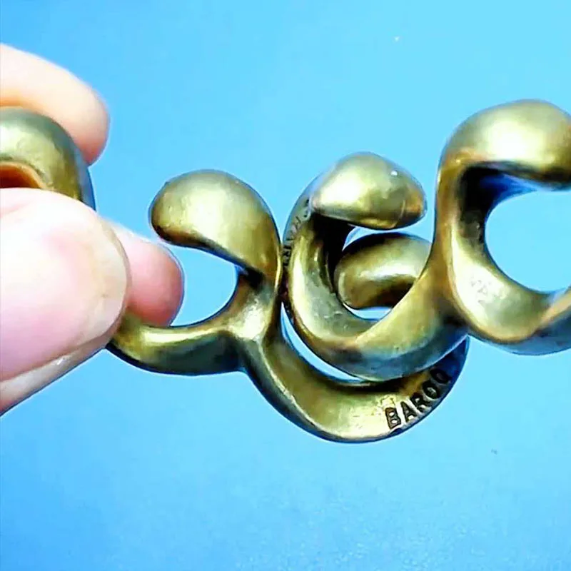 Magic IQ Disentanglement Metal Unlock Interlock Brain Teaser Toys Focus & Stress Relief Novelty Gifts For Kids And Adults - view 4