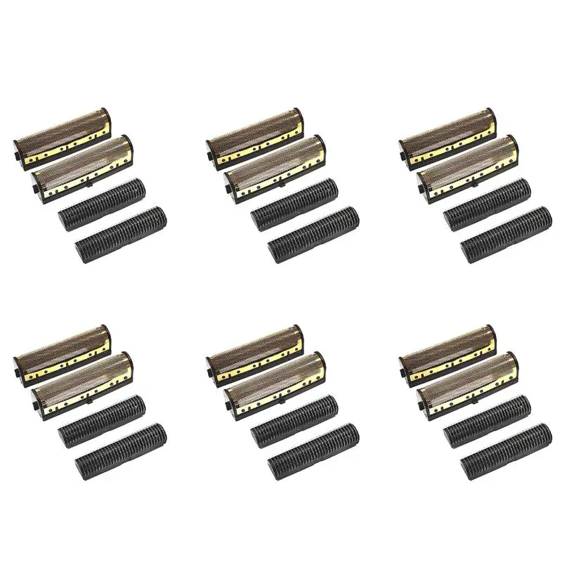 6X Shaver Replacement Cutter Net+Cutter Head For Andis 17150 17200 Washable 3D Intelligent Floating Shaving Blade Gold A62X
