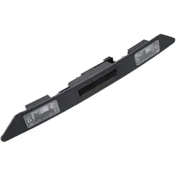 Trunk License Plate Light 8P48275743FZ Car Rear License Plate Light Trim Assembly for - Audi A3 8P A4 8E A5 8T A6 4F A8 4H Black