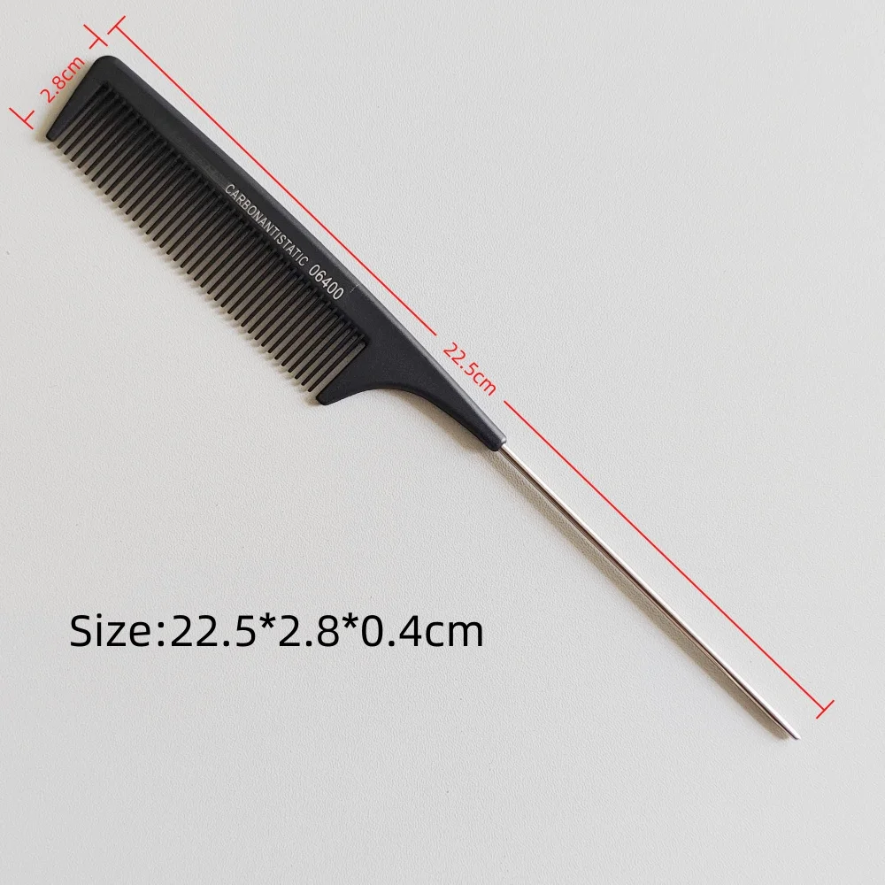 6 Pieces Barber Comb Set Salon Hair Cutting Sectioning Comb Kit Professional Salon Hair Cutting Tools