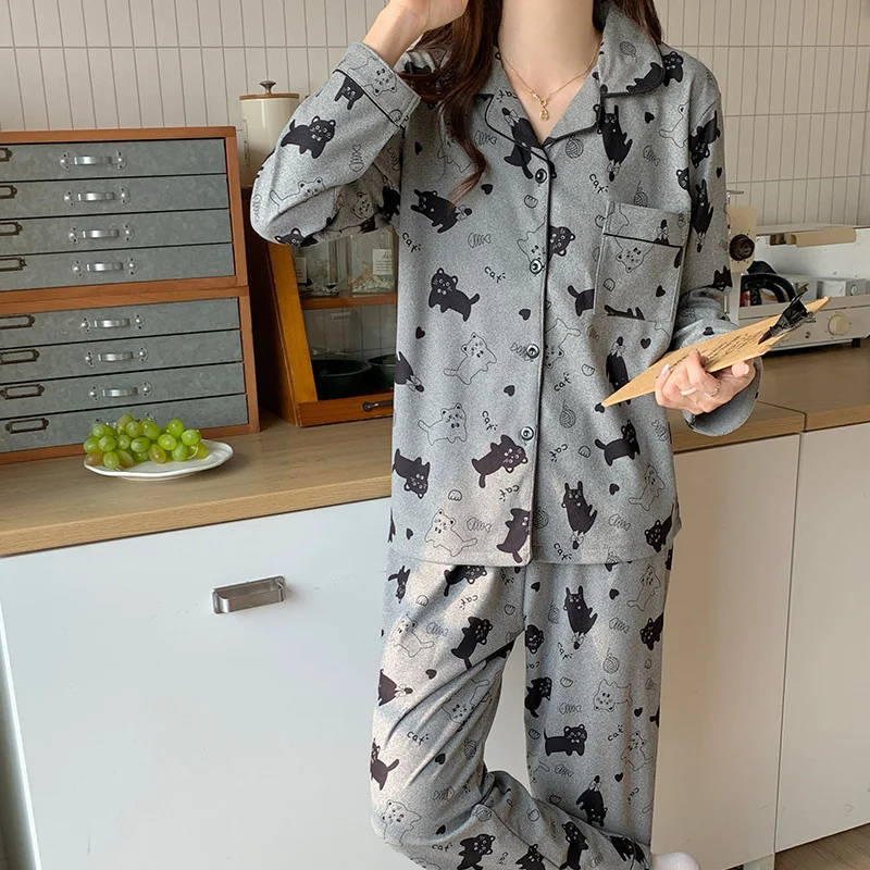 

Pajama Sets Japanese Women Seasonal Silk Neutral Set Suit Style Sleepwears Off Shoulder Sleeveless Capris Stretchy Sweet Quilted