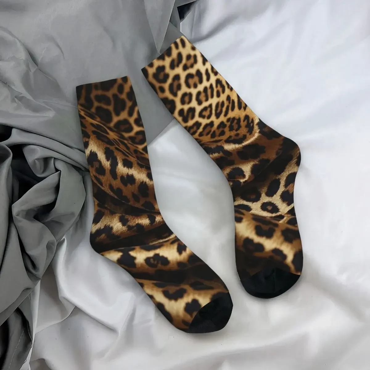 

Носки на все сезоны с тигровым принтом, модные длинные носки для мужчин и женщин, подарки на День святого Валентина