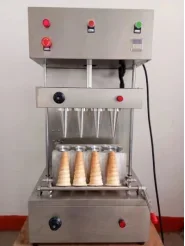 Eco-Friendly Energy-Saving Pizza Cone Machine, Complying with International Food Safety Standards