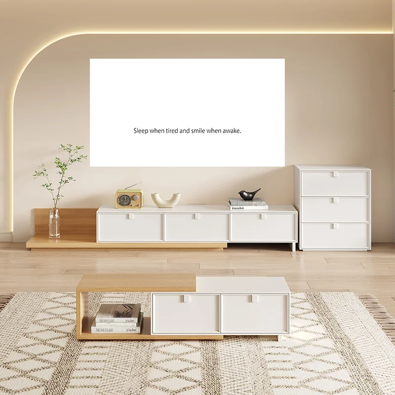 Meuble de Rangement pour Tv, Console de Salon Moderne, Support Esthétique pour Salle à Manger Complète