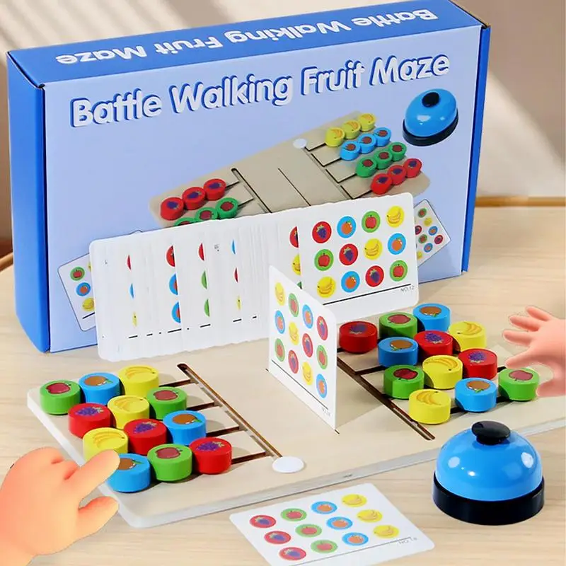 Gioco di abbinamento colori Puzzle in legno per bambini Giocattoli di apprendimento colorati Giochi di abbinamento divertenti per feste di compleanno Riunioni di famiglia