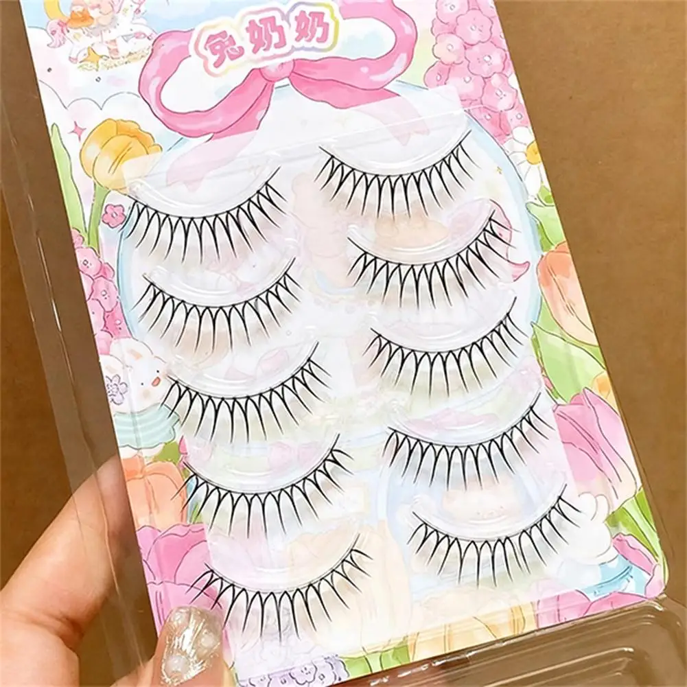 idol False Eyelashes ACE Natural Lashes Anime Individual Lashes Soft Idol Lash Clusters Eyelashes