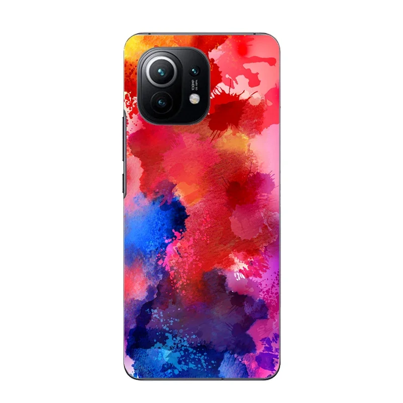 3D Colorful Cute Pattern Matte Skin Film Phone Back Wrap Sticker For Xiaomi Mix 4 MIX3 Poco F3 F2 Pro Redmi K30 Pro Wrap Films