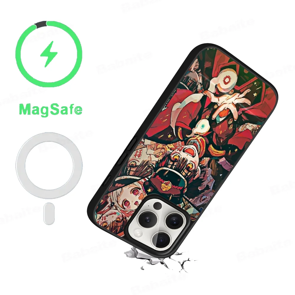 Toilet Bound Hanako Kun Phone Case Magnetic Case For IPhone 16 14 13 12 11 15 Pro Max Plus For Magsafe Wireless Charge Cover